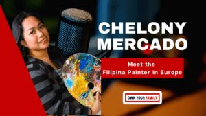 Chelony Mercado_Filipino Painter Artist_Europe_Own Your Family